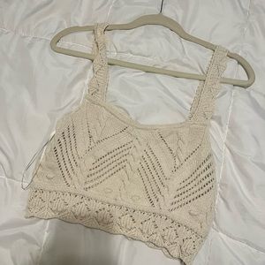 Zara crochet top
